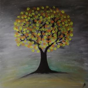 l arbre de vie 2021 toile 40x40