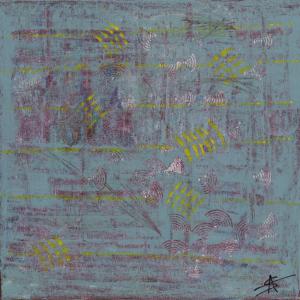 empreintes imaginaires 2015 carton entoilé 25x25