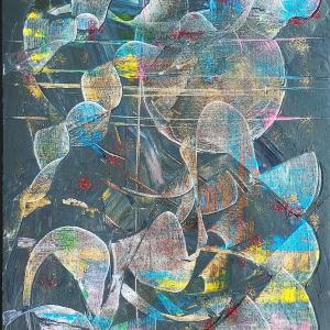 mode in france février 2025 toile 50x40