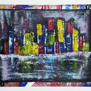 reflets février 2024 toile 60x50